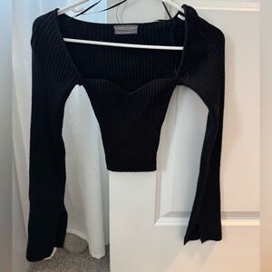 Urban Outfitters Black Knit Top